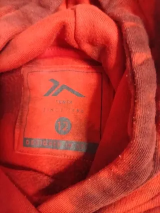 Sudadera TENTH TIE-DYE Roja Talla 12