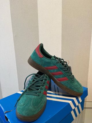 Adidas Handball Spezial Talla 37 1/3 Verde/Rojo