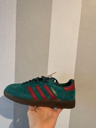 Adidas Handball Spezial Talla 37 1/3 Verde/Rojo