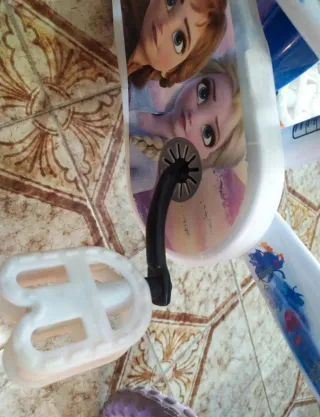 Bici bimba Frozen con cestino