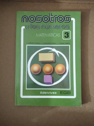 Nosotros y los números Matemáticas 3 EGB edelvives