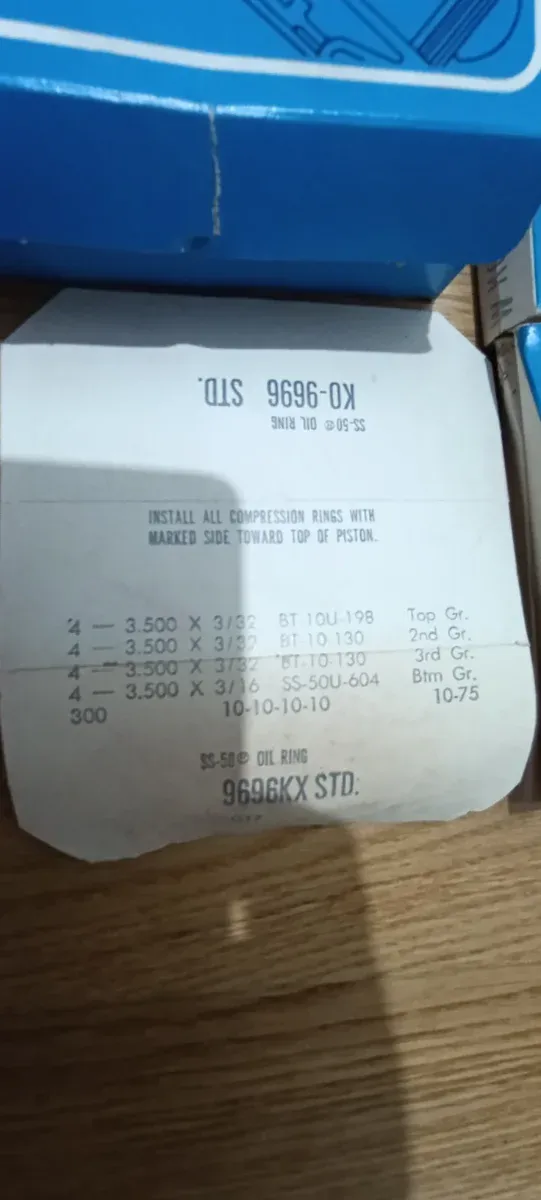 Juego Segmentos Pistón 9696KX STD