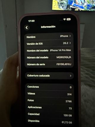 iPhone 14 Pro Max Blanco