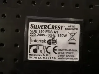 Panificadora Silvercrest Lidl