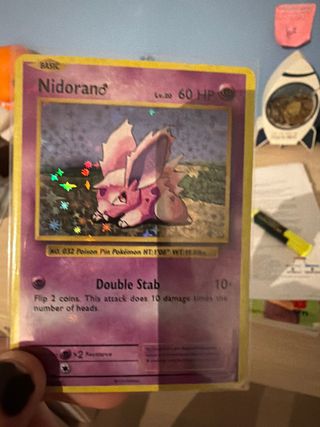 Carta Pokémon Nidoranº Basic Holo