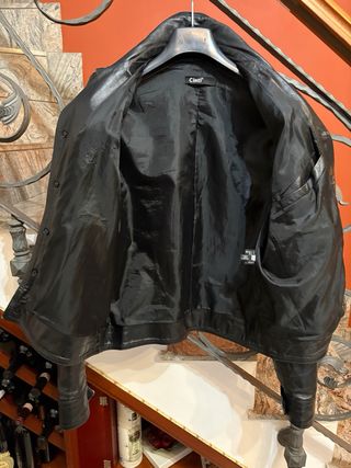 Giubbino biker vera pelle  vintage anni 80