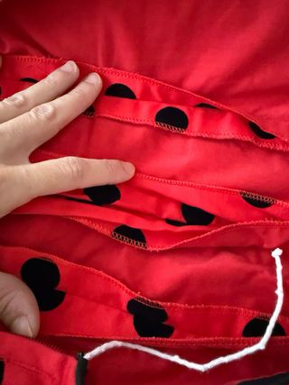 Vestido Flamenco Rojo Lunares Negros