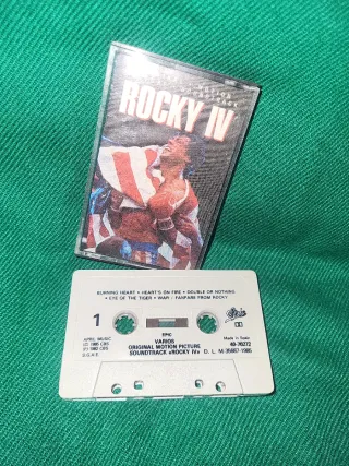 Cassette Rocky IV Banda Sonora Original