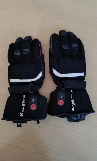 Guantes calefactables moto talla XS