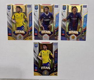 Lote 4 Cartas Titan FIFA 365