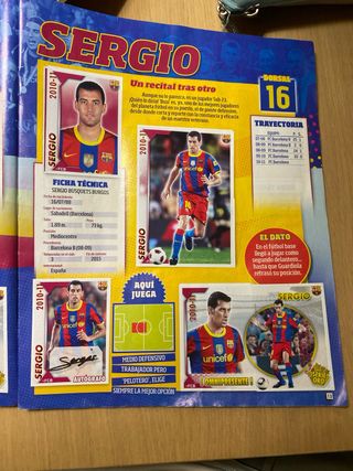 Álbum Cromos FC Barcelona 2010-2011