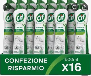 Cif Crema Bianco - Detergente 500ml x16