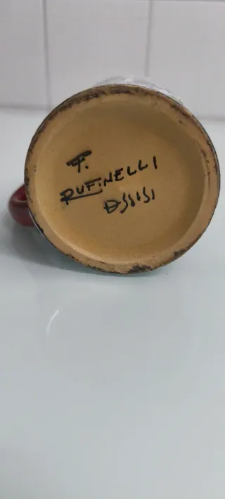 Taza cerámica Franco Rufinelli