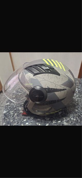 Casco Moto Scooter Negro