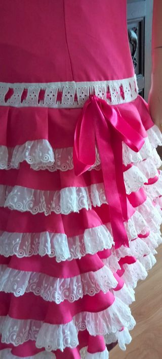 Traje Flamenca Corto Talla 34