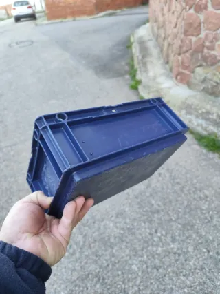 Gavetas Cubetas Apilables Azul