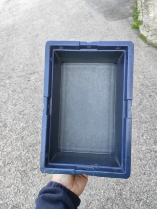 Gavetas Cubetas Apilables Azul