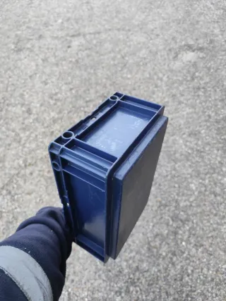 Gavetas Cubetas Apilables Azul