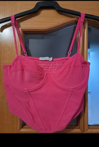 Top Stradivarius rosa S