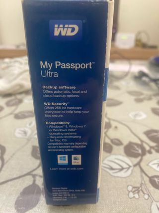 Disco Duro WD My Passport Ultra 2TB