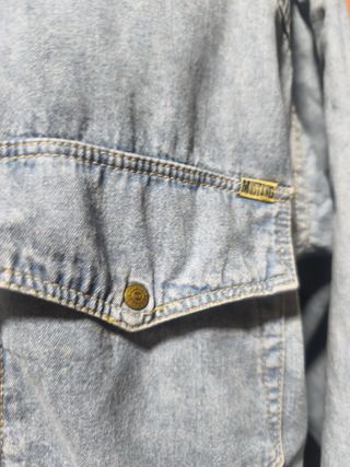 Camisa Vaquera Mustang Azul