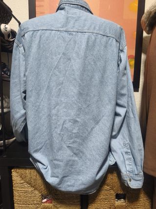 Camisa Vaquera Mustang Azul