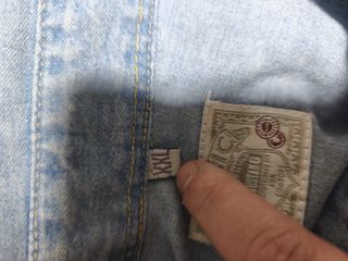 Camisa Vaquera Mustang Azul