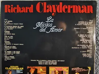Vinilo Richard Clayderman - La Música del Amor