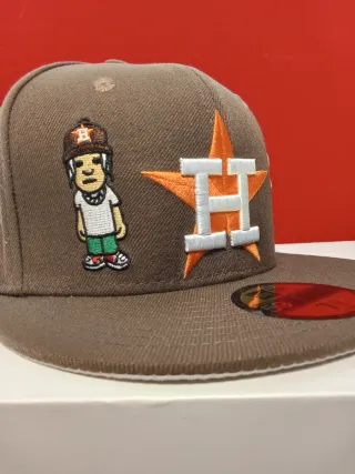 Gorra New Era 59Fifty Marrón y Naranja