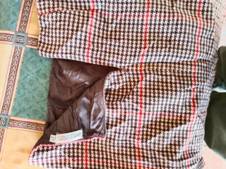 Mini falda a cuadros mujer