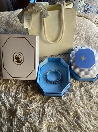 Pulsera Swarovski Angelic color plata