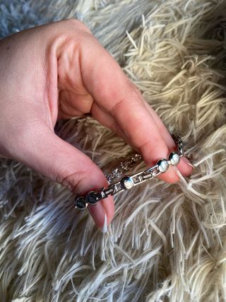 Pulsera Swarovski Angelic color plata