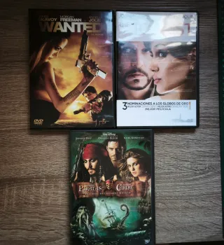 Wanted, The Tourist, Piratas del caribe