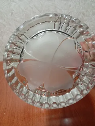 Posacenere in cristallo nuovo