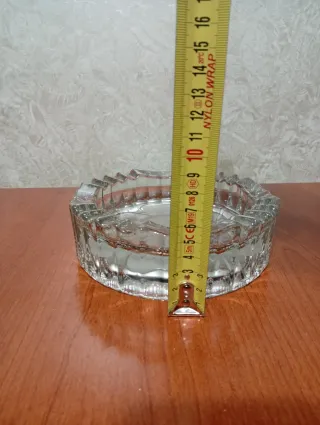 Posacenere in cristallo nuovo