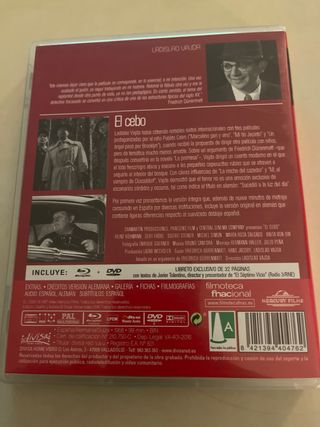El Cebo Blu-Ray + DVD + Libro FNAC