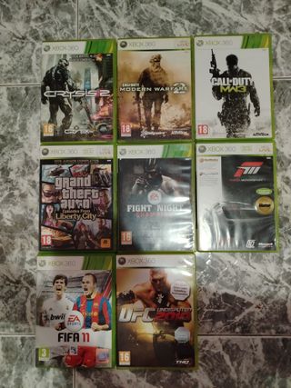 Lote 8 Juegos Xbox 360