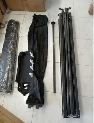 Gazebo All Seasons 3x3m Impermeabile Nero