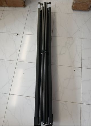 Gazebo All Seasons 3x3m Impermeabile Nero