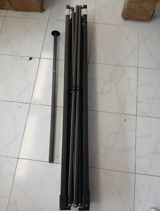 Gazebo All Seasons 3x3m Impermeabile Nero