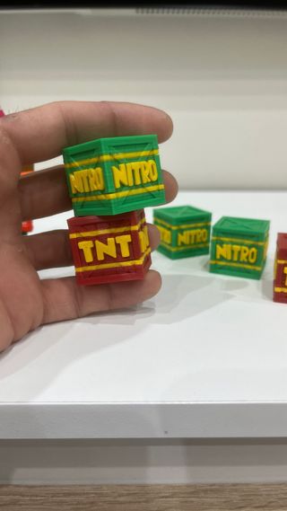 Cajas Crash Bandicoot Nitro y TNT 30x30x30