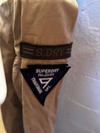 Camisa Superdry Talla L Beige