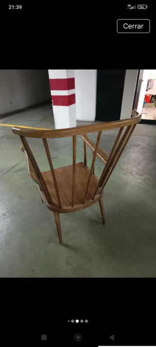 Sillón Baumann vintage madera haya