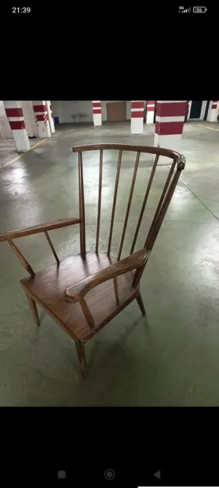Sillón Baumann vintage madera haya