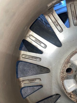 Llantas de aleación con neumáticos