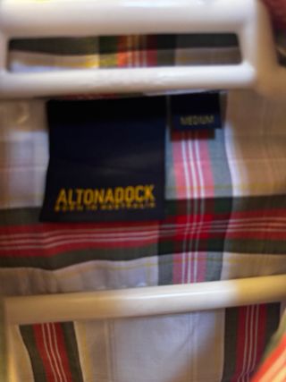 Camisa ALTONADOCK cuadros roja y blanca