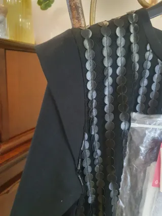 Liu Jo Abito 14 anni nero inserti ecopelle