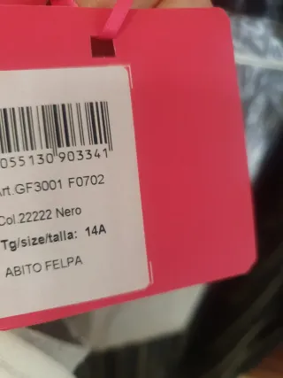 Liu Jo Abito 14 anni nero inserti ecopelle