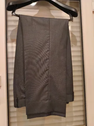 Traje de chaqueta italiano GRAFFITI gris Talla 52