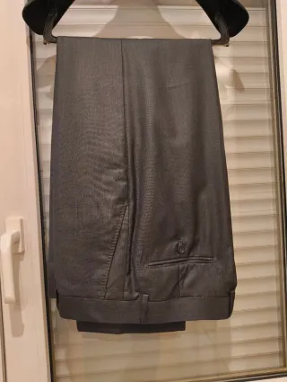 Traje de chaqueta italiano GRAFFITI gris Talla 52